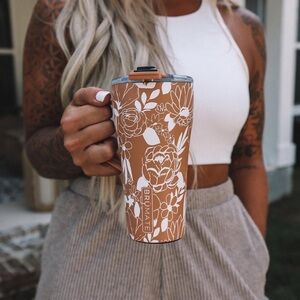BrüMate Floral Insulated Tumbler